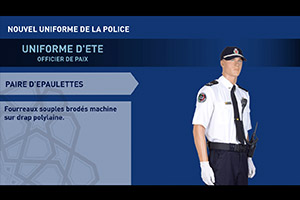 Animation : Nouveaux uniformes de la Sureté National - Salon du Cheval 2016